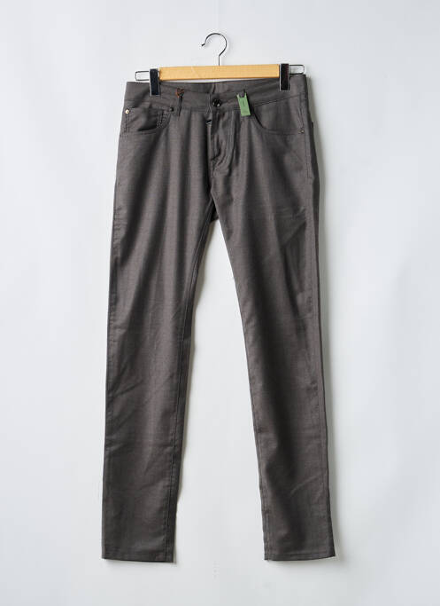 Pantalon slim tissage chiné taille normale marron PAL ZILERI homme