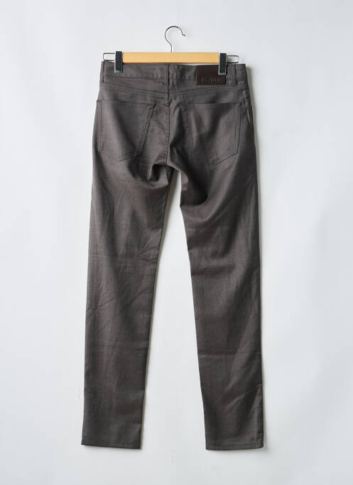 Pantalon slim tissage chiné taille normale marron PAL ZILERI homme