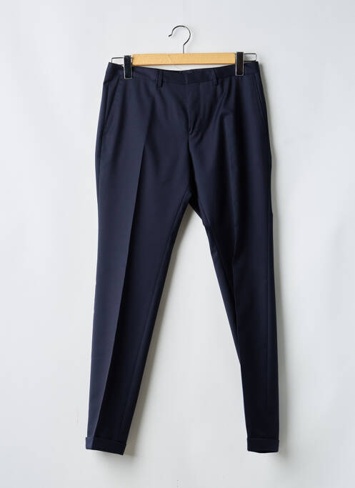 Pantalon slim taille à pinces taille normale bleu HUGO BOSS homme
