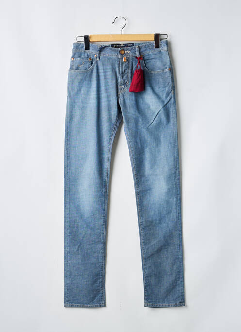 Jeans coupe slim fermeture boutonnée sur le devant taille normale bleu JACOB COHEN homme