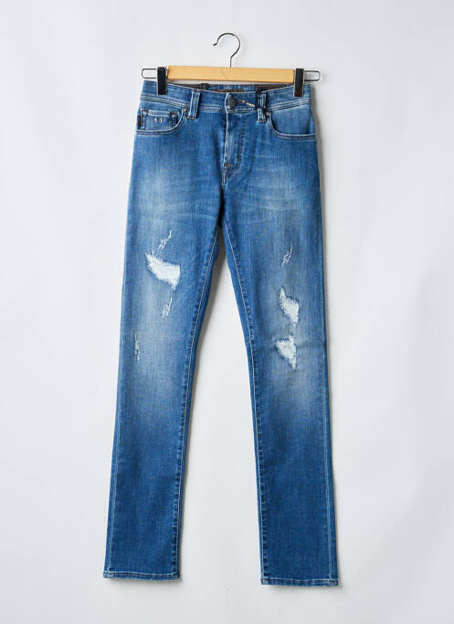 Jeans coupe slim stretch taille normale bleu TRAMAROSSA homme
