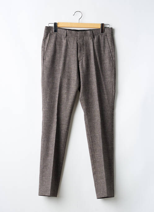 Pantalon slim tissage chiné taille normale gris ROY ROBSON homme