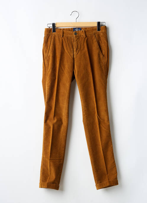 Pantalon chino stretch taille normale jaune MASON'S homme