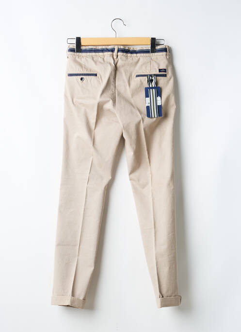 Pantalon chino tissage popeline taille normale beige MASON'S homme