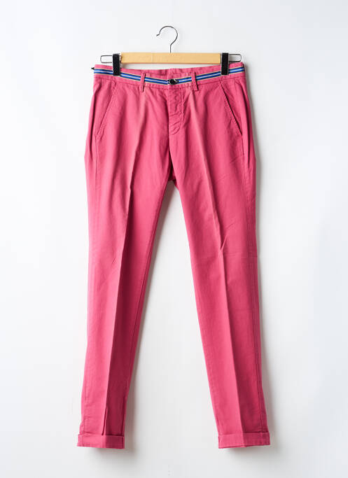 Pantalon chino stretch taille normale rose MASON'S homme