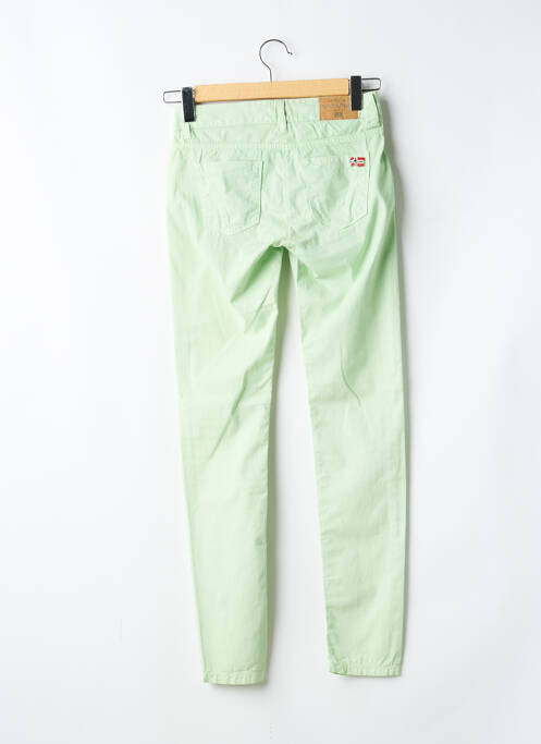 Pantalon slim taille basse taille basse vert NAPAPIJRI femme