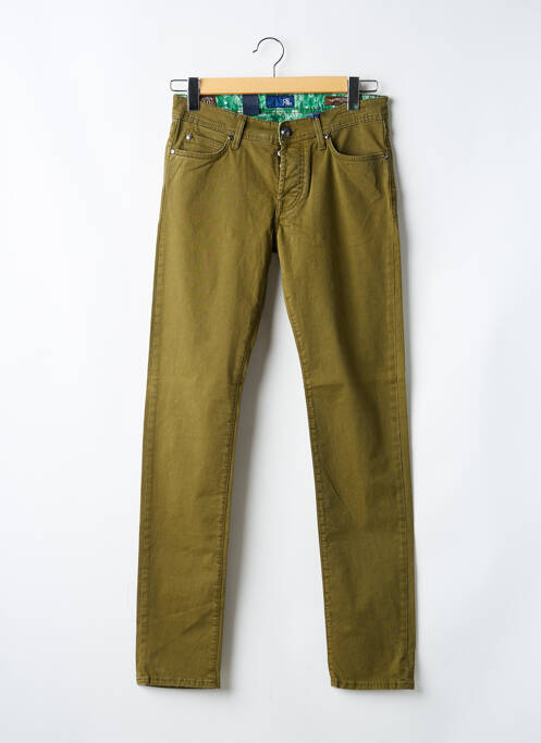 Jeans coupe slim fermeture boutonnée sur le devant taille normale vert ROY ROGERS homme