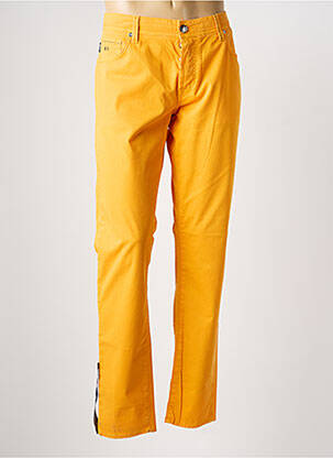 Jeans coupe slim fermeture boutonnée sur le devant taille normale jaune SARTORIA TRAMAROSSA homme