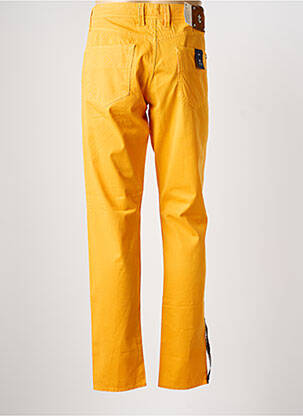 Jeans coupe slim fermeture boutonnée sur le devant taille normale jaune SARTORIA TRAMAROSSA homme