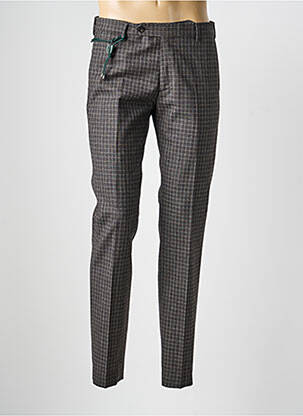 Pantalon slim tissage chiné taille normale gris TASCAMERICA BY BERWICH homme