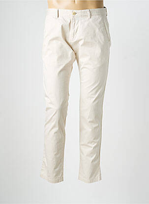 Pantalon chino tissage popeline taille normale beige ROY ROBSON homme
