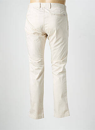 Pantalon chino tissage popeline taille normale beige ROY ROBSON homme