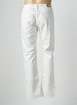 Pantalon chino stretch taille normale blanc SCARTI-LAB homme