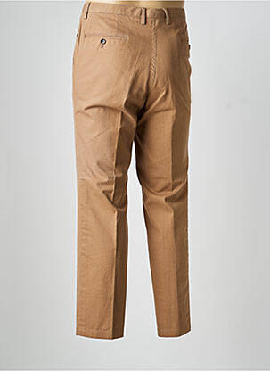 Pantalon chino tissage popeline taille normale marron HUGO BOSS homme