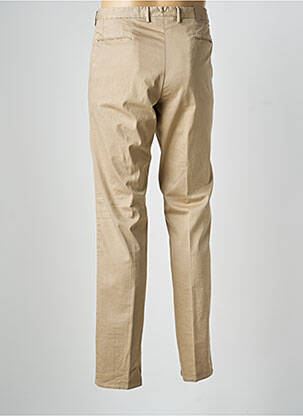 Pantalon chino tissage popeline taille normale beige SANTANIELLO homme