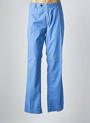 Pantalon chino tissage popeline taille normale bleu HARTFORD homme