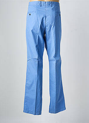 Pantalon chino tissage popeline taille normale bleu HARTFORD homme