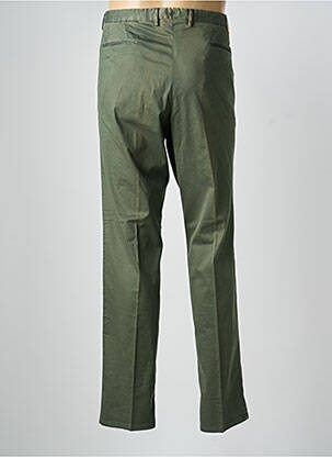 Pantalon chino tissage popeline taille normale vert SANTANIELLO homme