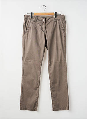 Pantalon chino tissage popeline taille normale gris NAPAPIJRI femme