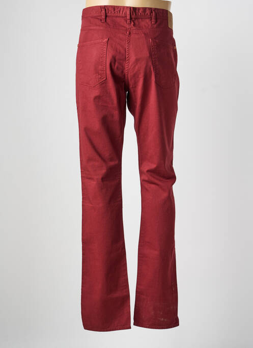 Jeans coupe slim fermeture boutonnée sur le devant taille normale rouge PAUL SMITH homme