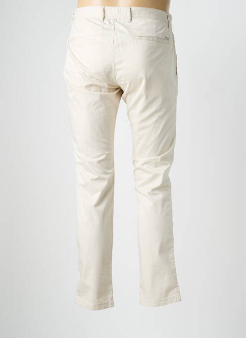 Pantalon chino tissage popeline taille normale beige ROY ROBSON homme