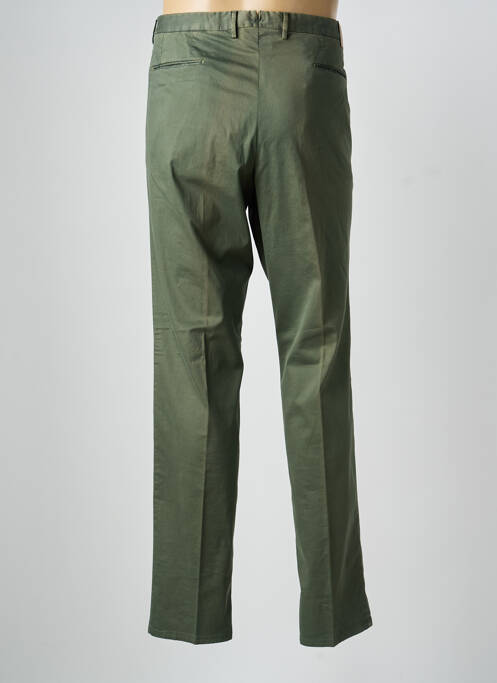 Pantalon chino tissage popeline taille normale vert SANTANIELLO homme