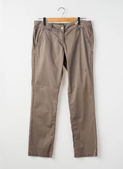 Pantalon chino tissage popeline taille normale gris NAPAPIJRI femme