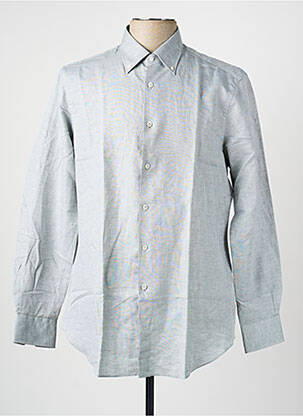 Chemise manches longues coupe cintrée gris PAL ZILERI homme