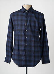 Chemise manches longues coupe cintrée bleu PAL ZILERI homme