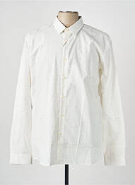 Chemise manches longues coupe cintrée beige OLIVIER STRELLI homme