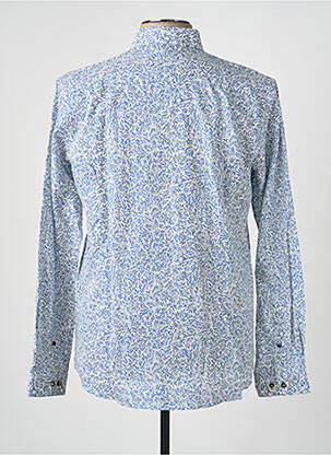 Chemise manches longues coupe cintrée bleu OLIVIER STRELLI homme