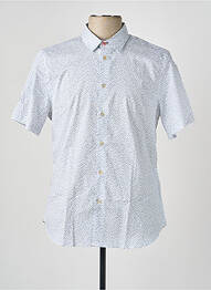 Chemise manches courtes imprimé fantaisie bleu PAUL SMITH homme