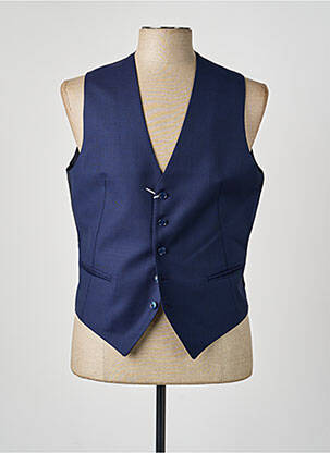 Gilet sans manche poches bleu CONFEZIONI LERARIO homme