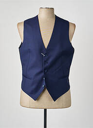 Gilet sans manche poches bleu CONFEZIONI LERARIO homme