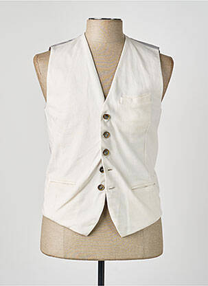 Gilet sans manche poches beige ELEVENTY homme