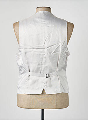 Gilet sans manche tissage satiné bleu PAL ZILERI homme