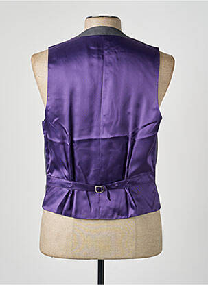 Gilet sans manche tissage chiné gris PAUL SMITH homme
