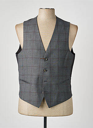 Gilet sans manche poches gris PAL ZILERI homme