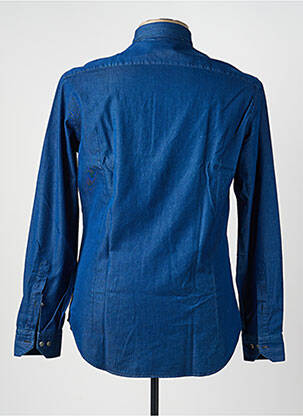 Chemise manches longues coupe cintrée bleu PAL ZILERI homme