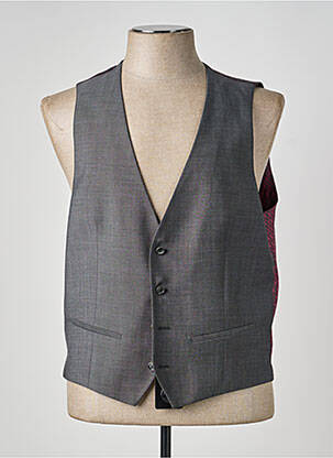 Gilet sans manche tissage chiné gris ROY ROBSON homme