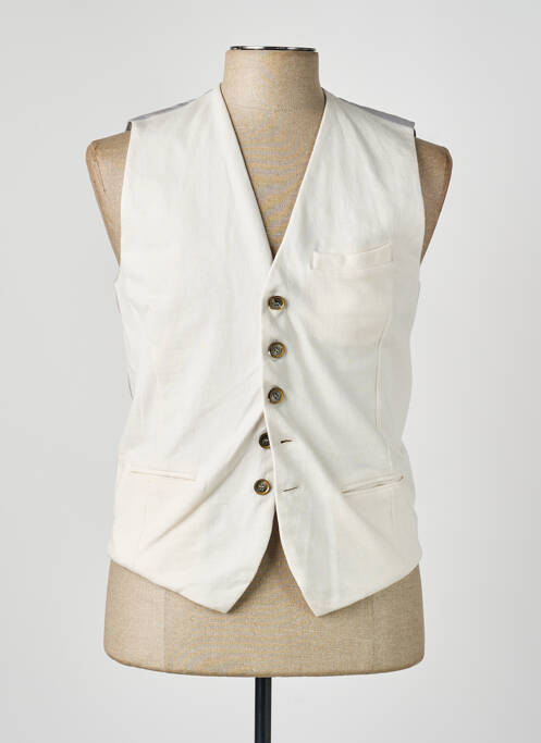 Gilet sans manche poches beige ELEVENTY homme