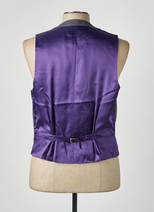 Gilet sans manche tissage chiné gris PAUL SMITH homme