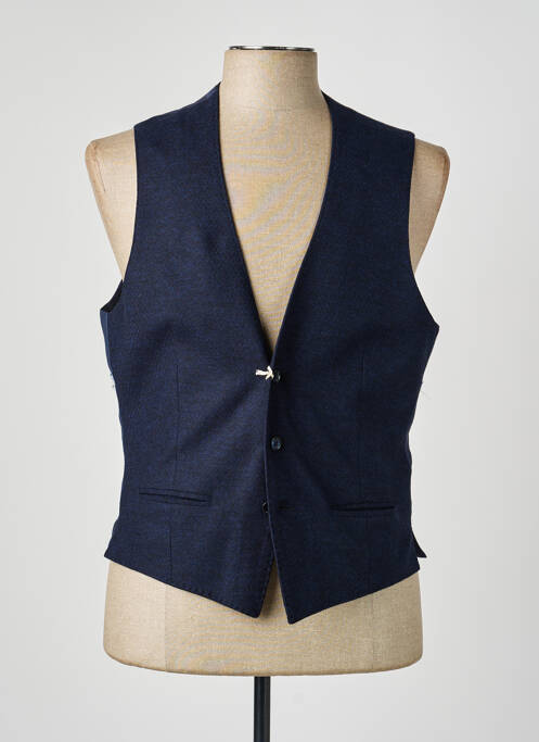 Gilet sans manche poches bleu L.B.M.1911 homme