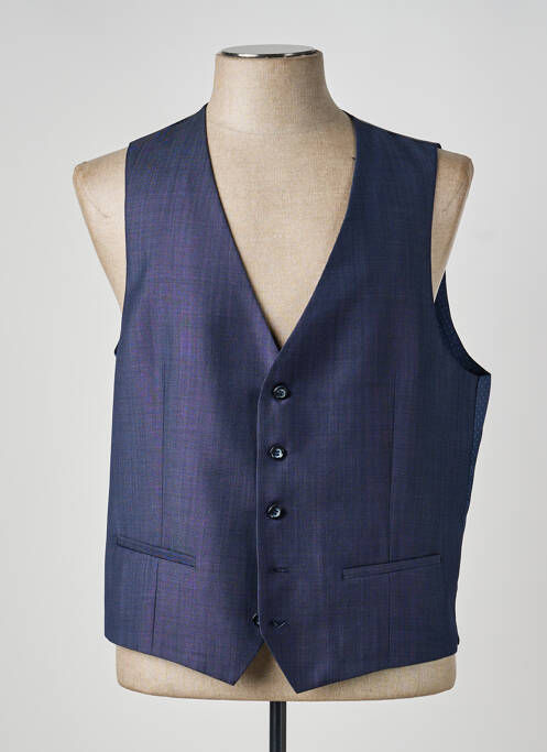 Gilet sans manche tissage chiné bleu ROY ROBSON homme