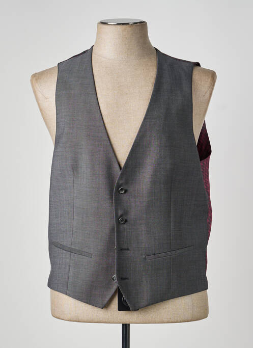 Gilet sans manche tissage chiné gris ROY ROBSON homme