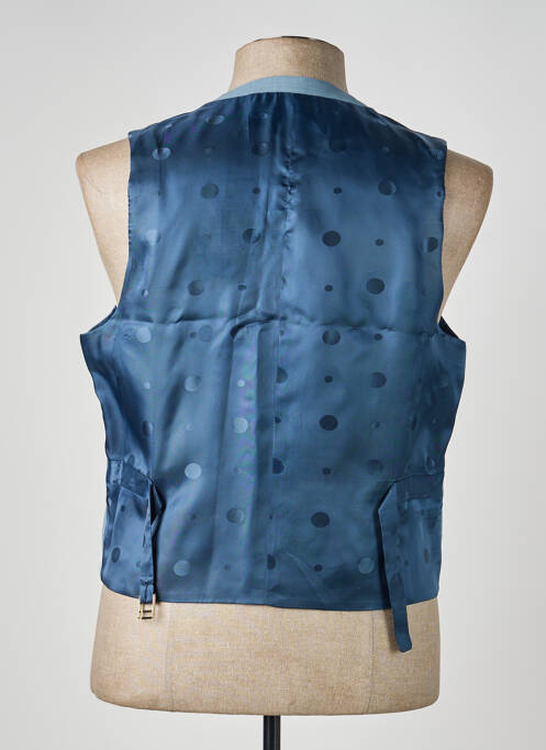 Gilet sans manche tissage chiné bleu PAUL SMITH homme