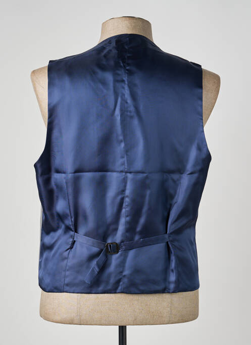 Gilet sans manche tissage chiné gris KEAN 45 homme