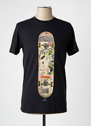 T-shirt coupe cintrée manches courtes noir PAUL SMITH homme