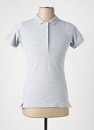 Polo stretch manches courtes gris RUSSEL homme