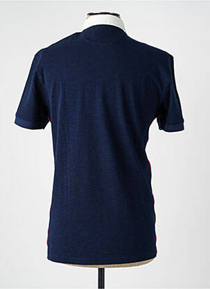 Polo coupe cintrée manches courtes bleu 8JS homme
